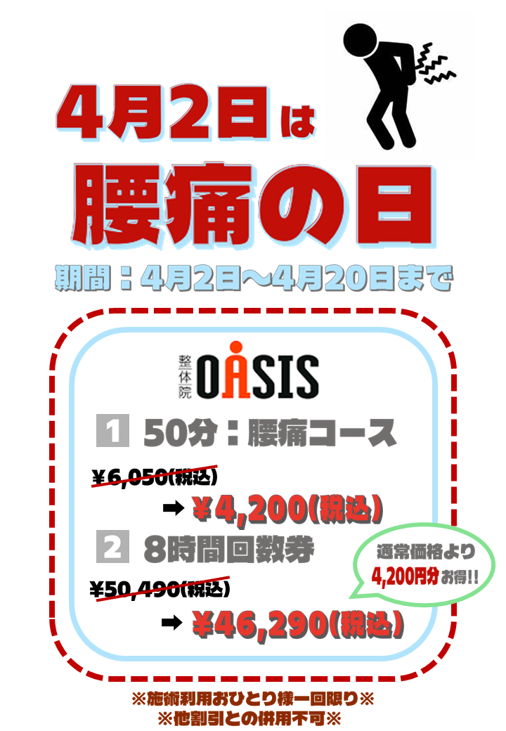 腰痛キャンペーン