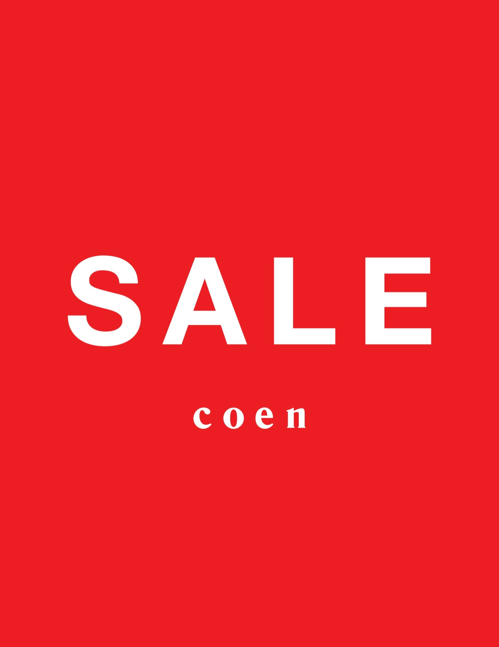 ニュース｜[coen]サマーセール開催いたします!｜イオンモール橿原